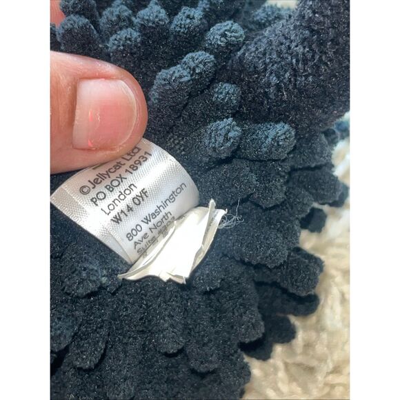 Little Jellycat Scatty Catty black kitty Textured Embroidered - Picture 9 of 11